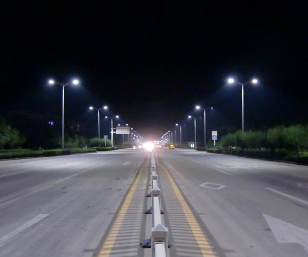 província de anhui levou luzes da estrada