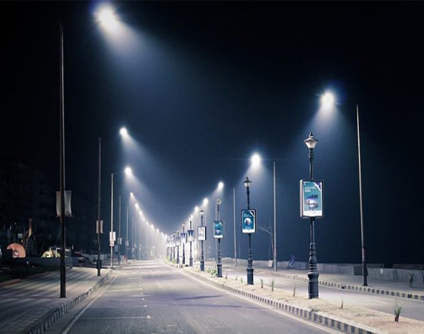 luzes de rua conduzidas