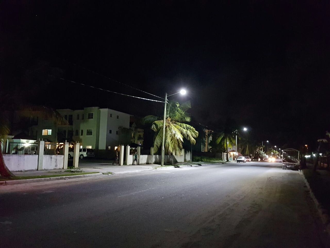 Luzes de rua modulares LED em Dominica